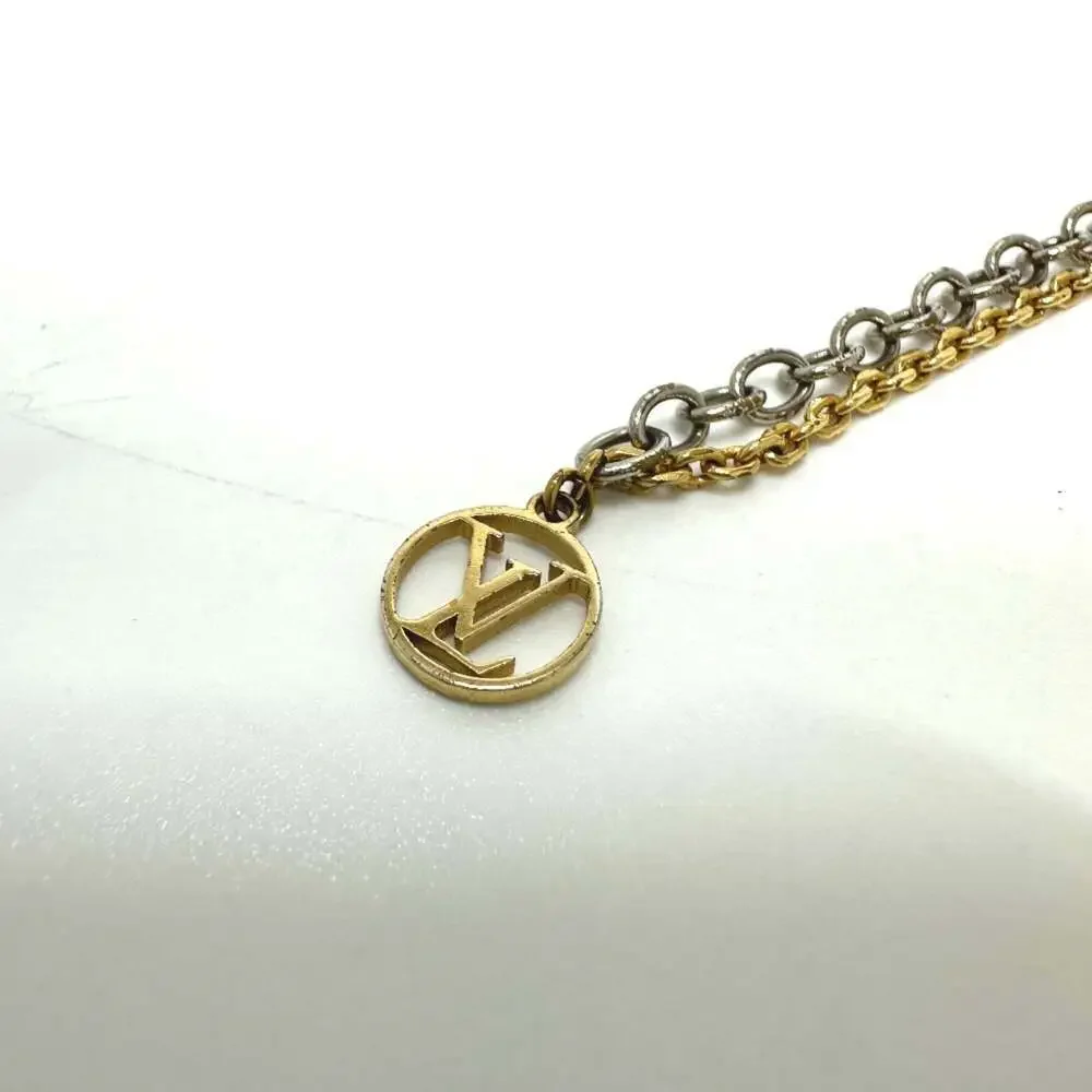 LOUIS VUITTON Gold Necklace